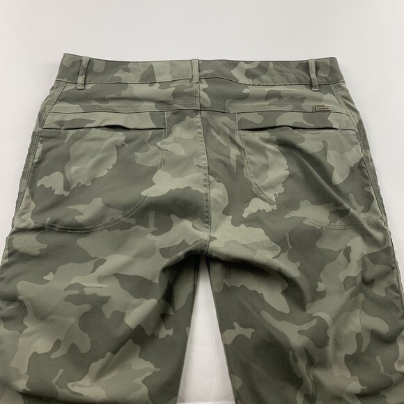 Prana Green Camouflage Halle Cargo Jogger Pant 14 - Picture 8 of 9